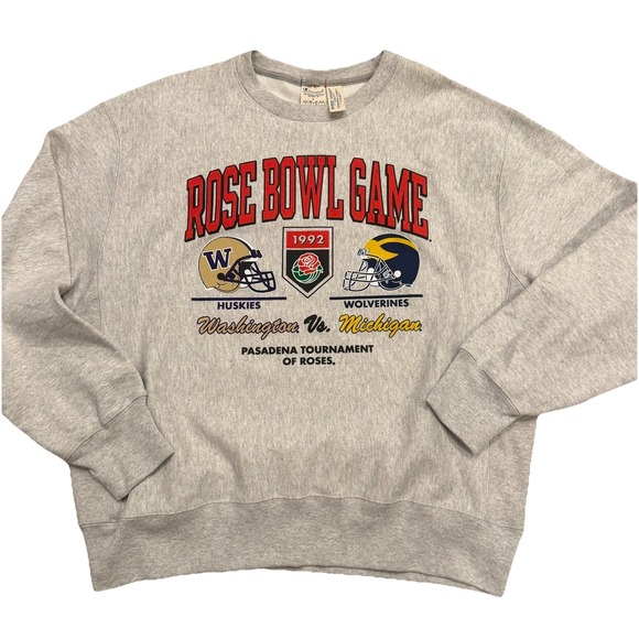 Champion Other - Champion Reverse Weave Rose Bowl 1992 UW vs. UMich Sweatshirt Large Crewneck